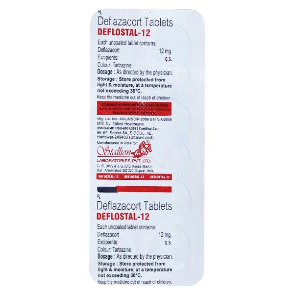 DEFLOSTAL 12 Tablet 10's - Global Surgicals