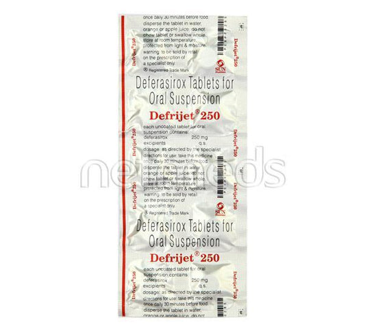 Defrijet 250mg Tablet 10'S - Global Surgicals