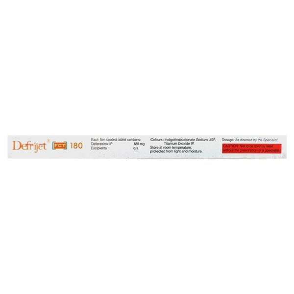 DEFRIJET FCT 180 Tablet 10's - Global Surgicals