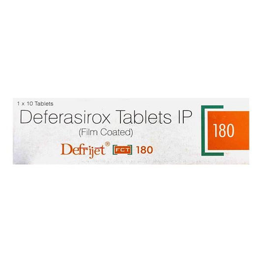 DEFRIJET FCT 180 Tablet 10's - Global Surgicals