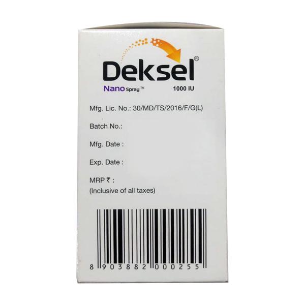 DEKSEL NANO 1000iu Spray 15ml - Global Surgicals