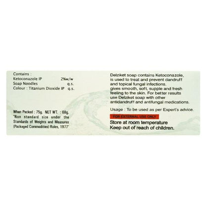 DELZIKET Soap 75gm - Global Surgicals
