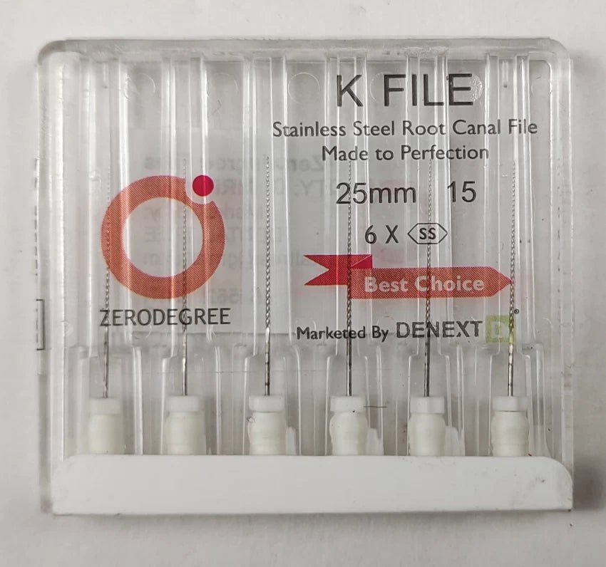 Denext Zero Degree SS K Files - Global Surgicals