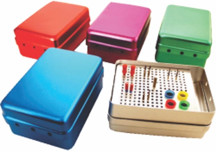 Denmax Aluminium Autoclavable Endo File Box - Global Surgicals