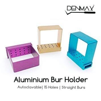 Denmax Autoclavable Aluminium Dental Bur Holder - Global Surgicals