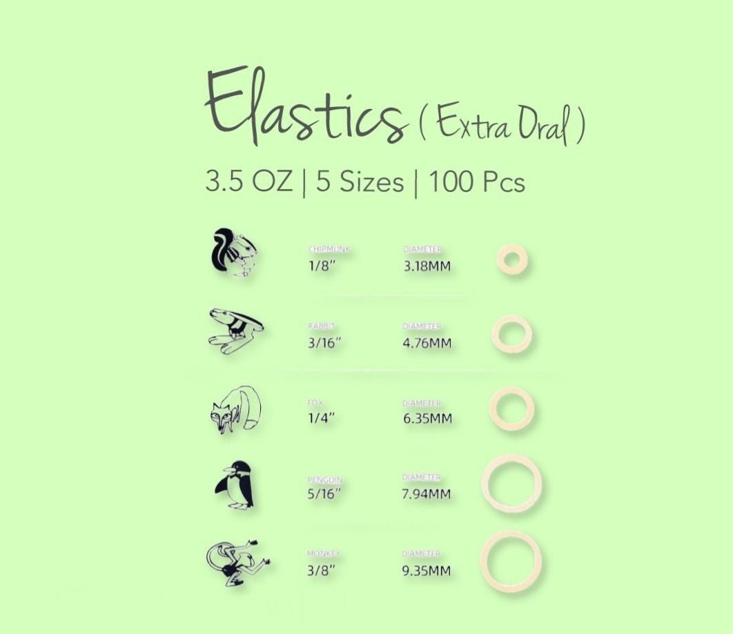 Denmax Ortho Extra Oral Ortho Elastics - Global Surgicals