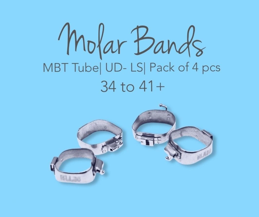 Denmax Ortho Molar With MBT 0.022 Tube Orthodontic Bands - Global Surgicals