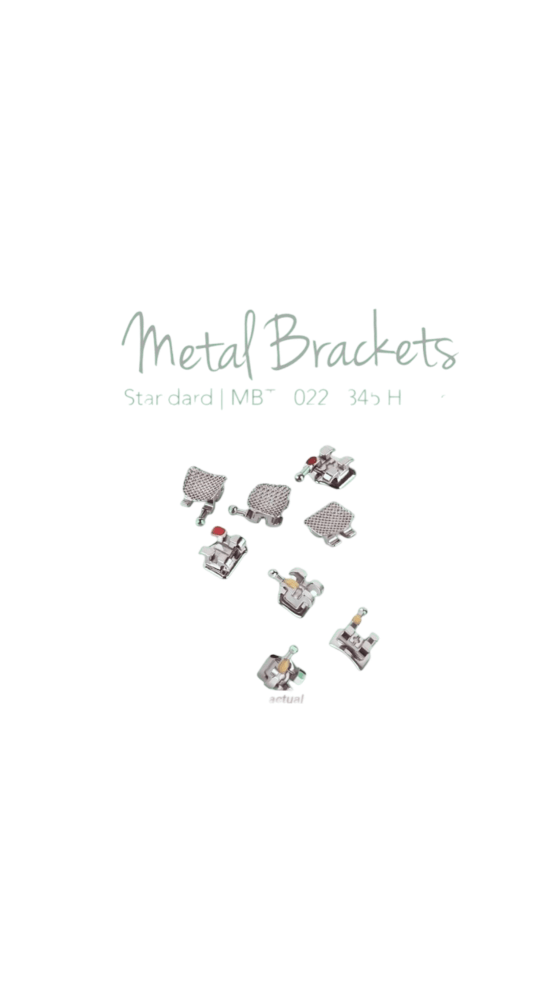 Denmax Ortho Standard MBT 022 Conventional Brackets - Global Surgicals