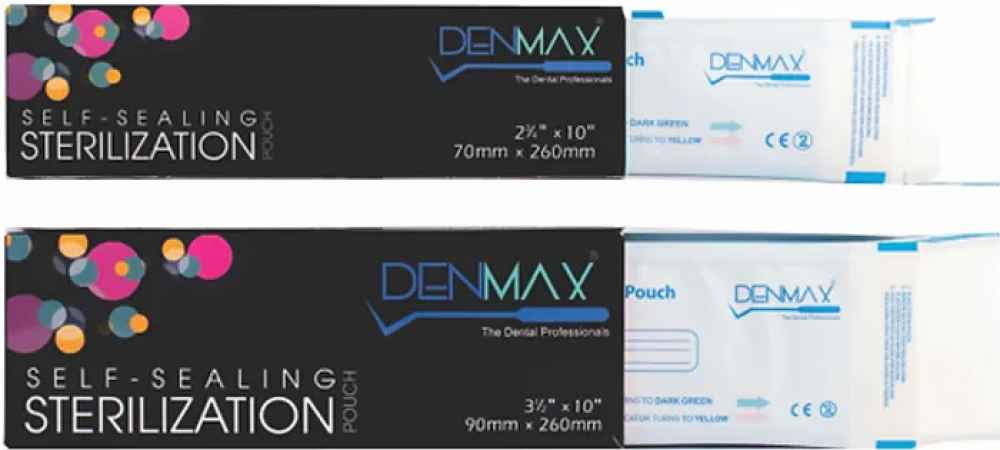 Denmax Self Sealing Sterilization Pouches - Global Surgicals