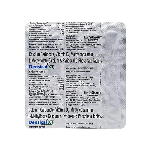 DENSICAL XT Tablet 15's - Global Surgicals