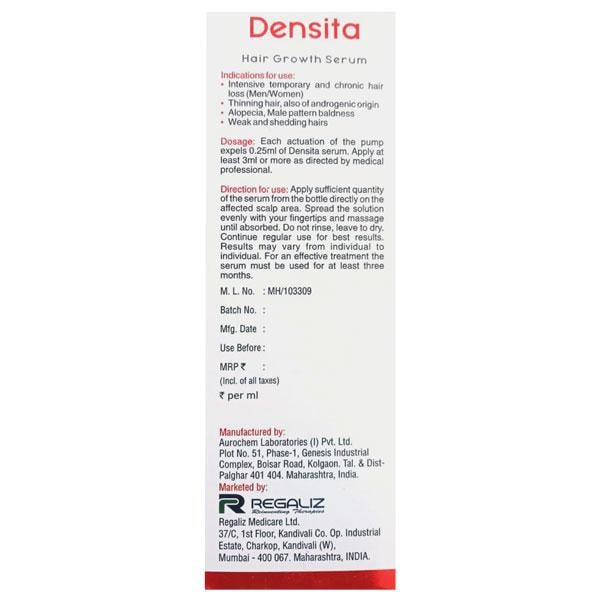 DENSITA HAIR GROWTH Serum 60ml - Global Surgicals