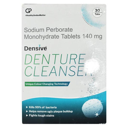 DENSIVE DENTURE CLEANSER Tablet 30's - Global Surgicals