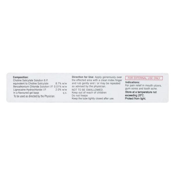 Dentacain Gel 10gm - Global Surgicals