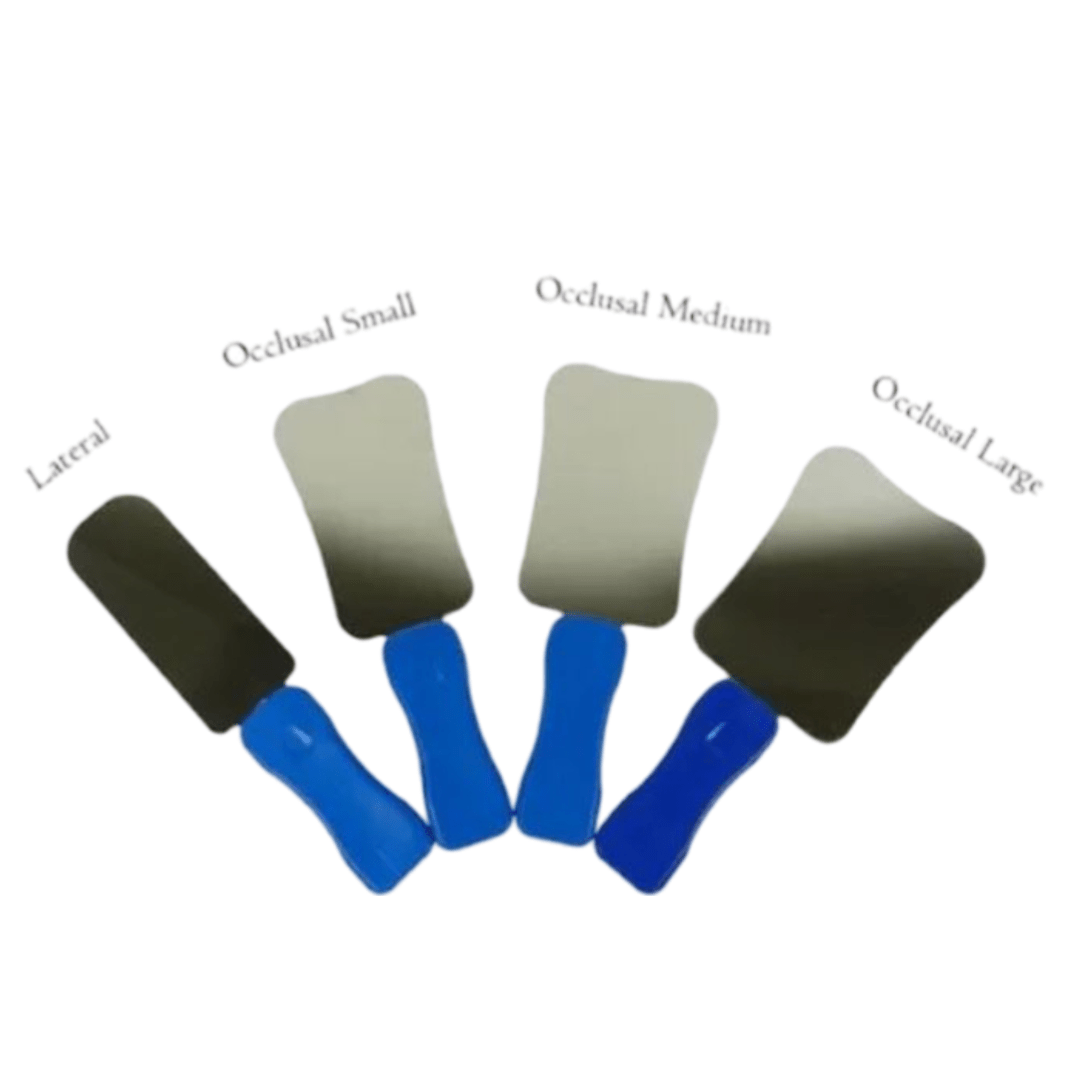 Dentomech Handled Steel Intra - Oral Photo Mirror - Global Surgicals