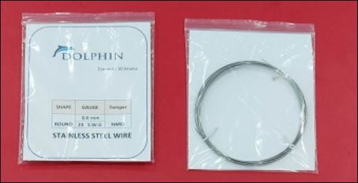Dentomech Hard Steel 10g Pouch Orthodontic Wires - Global Surgicals