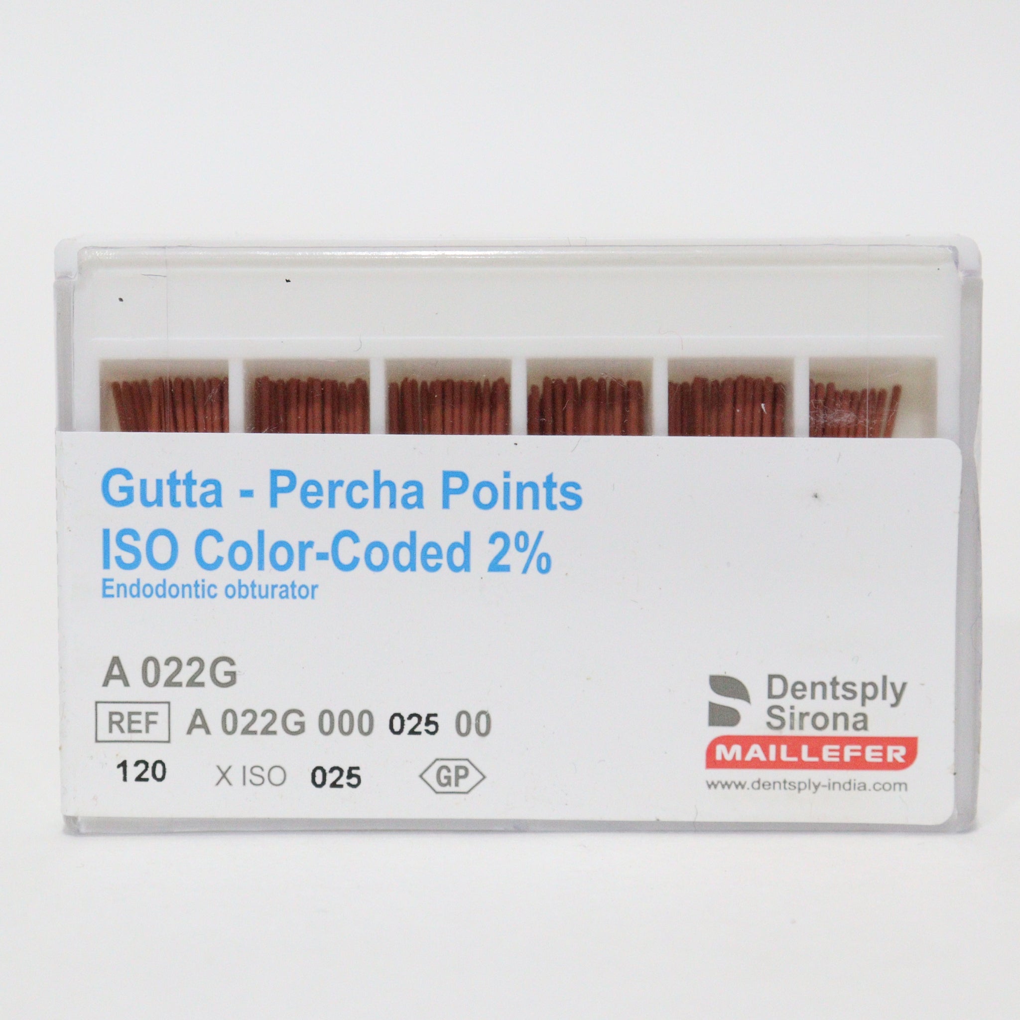 Dentsply ISO Color - Coded 2% Gutta Percha Points - Global Surgicals