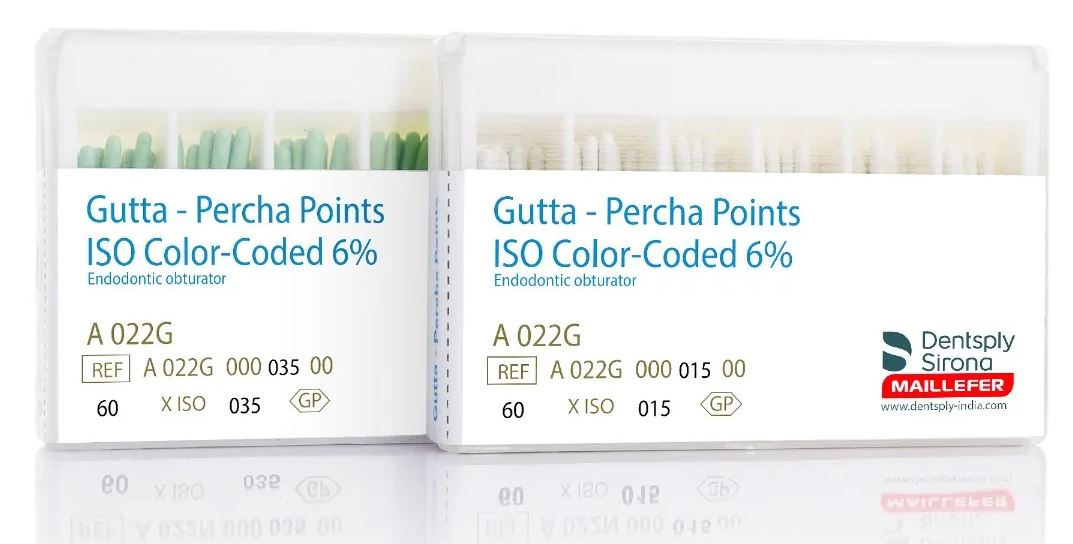 Dentsply ISO Color - Coded 6% Gutta Percha Points - Global Surgicals