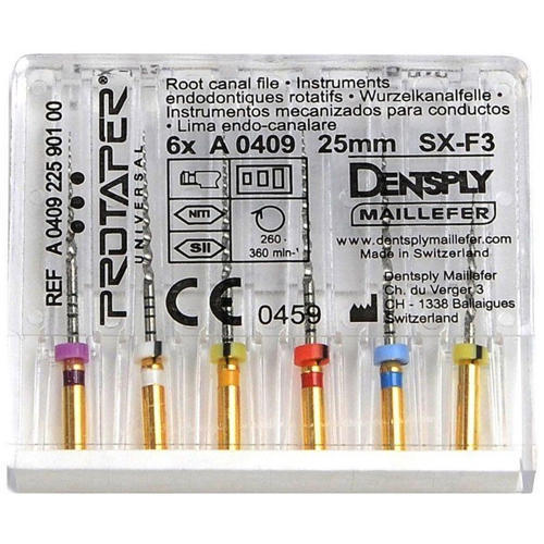 Dentsply ProTaper Gold Assorted (SX - F3) NiTi Rotary Files - Global Surgicals