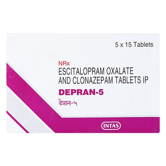 Depran 5/0.5mg Tablet 15'S - Global Surgicals
