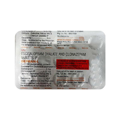 Depran L 5/0.25mg Tablet 15'S - Global Surgicals