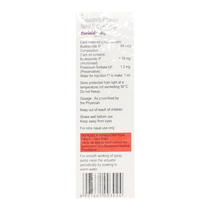 Derinide AQ Nasal Spray 10ml - Global Surgicals