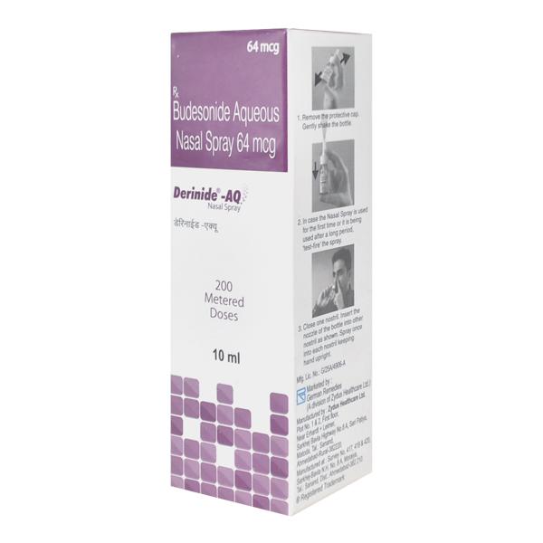 Derinide AQ Nasal Spray 10ml - Global Surgicals