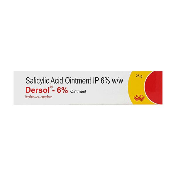 Dersol 6% Ointment 25gm - Global Surgicals