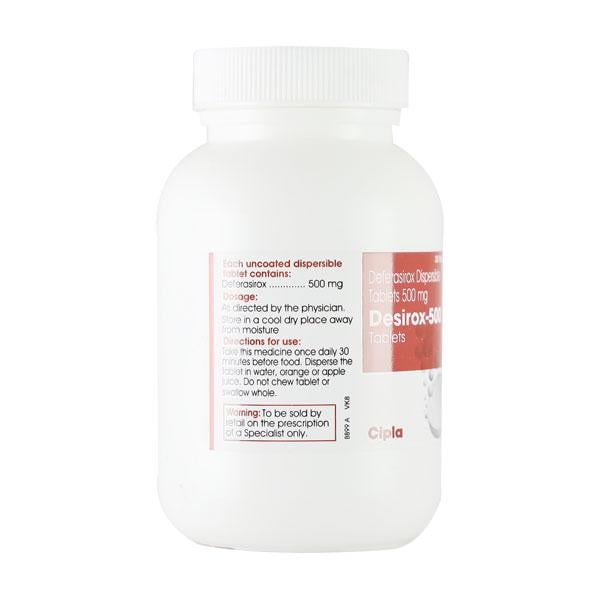 Desirox 500mg Tablet 30'S - Global Surgicals