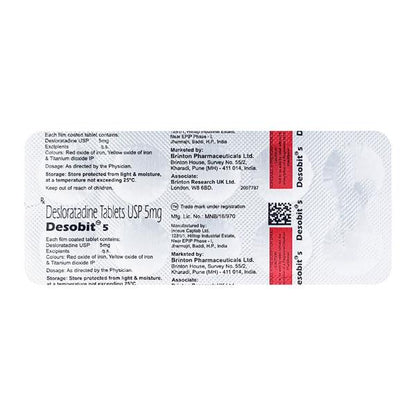 DESOBIT 5 Tablet 10's - Global Surgicals
