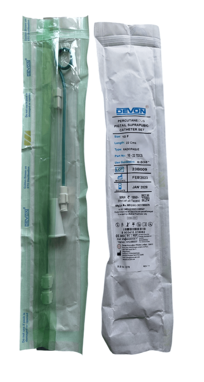 Devon Percutaneous Suprapubic Pigtail Catheter Set - Global Surgicals