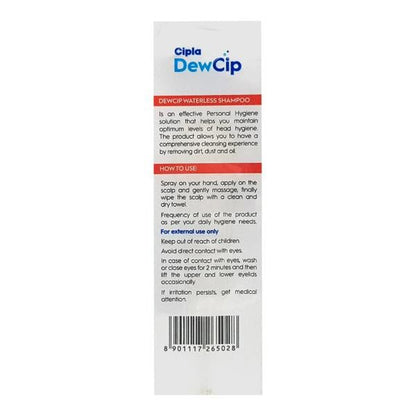 DEWCIP WATERLESS Shampoo 100ml - Global Surgicals