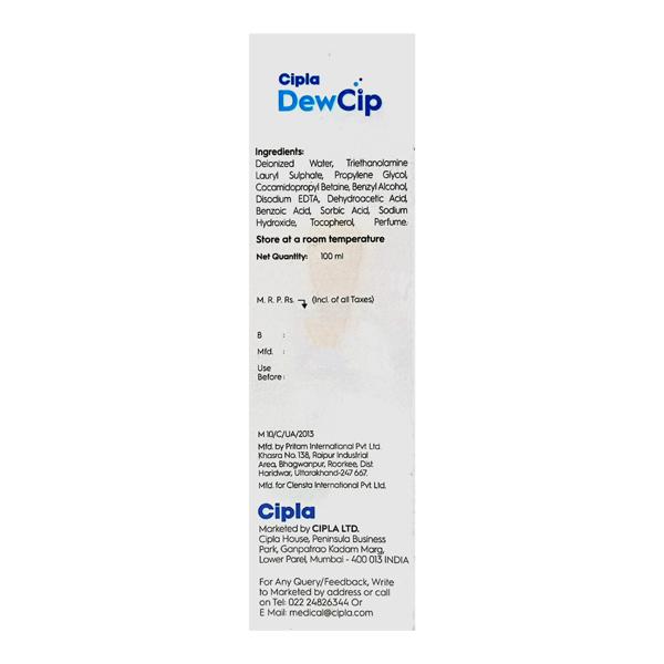 DEWCIP WATERLESS Shampoo 100ml - Global Surgicals