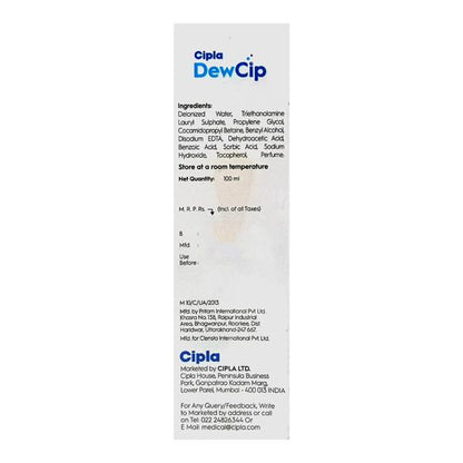 DEWCIP WATERLESS Shampoo 100ml - Global Surgicals