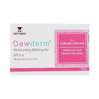 DEWDERM MOISTURISING PH 5.5 Bathing Bar 100gm - Global Surgicals