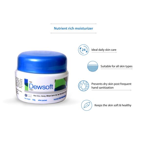 DEWSOFT NEW Cream 150gm - Global Surgicals