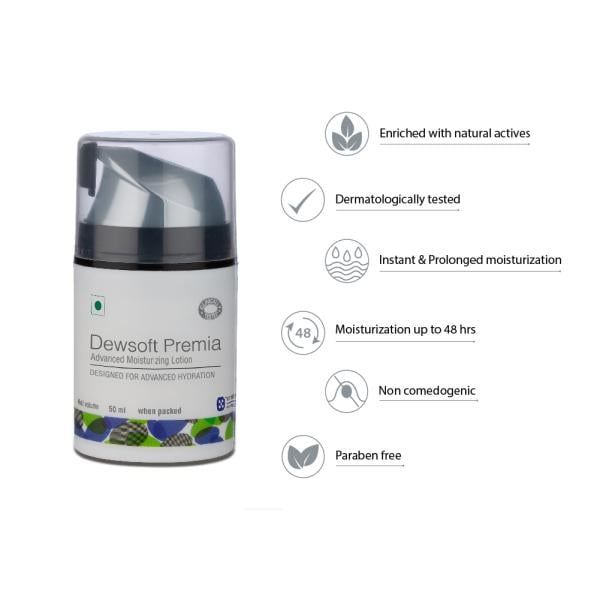 Dewsoft Premia Lotion 50ml - Global Surgicals