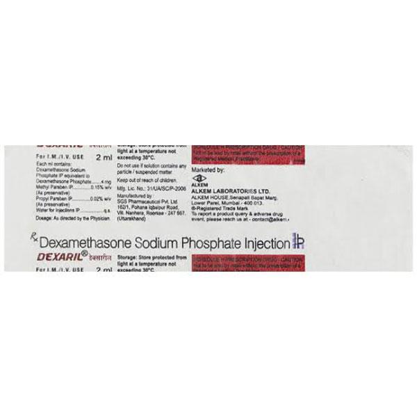 Dexaril 4mg Injection 2ml - Global Surgicals
