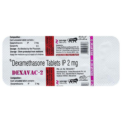 DEXAVAC 2 Tablet 10's - Global Surgicals