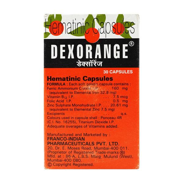 Dexorange Capsule 30'S - Global Surgicals