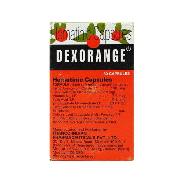 Dexorange Capsule 30'S - Global Surgicals
