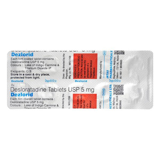 Dezlorid 5mg Tablet 10'S - Global Surgicals