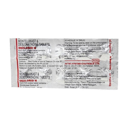 Dezlorid M Tablet 10'S - Global Surgicals
