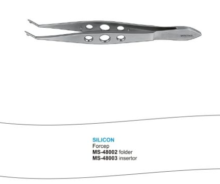 Microtrack Silicon Lens Forceps