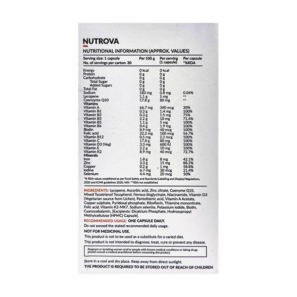 NUTROVA KERASTRENGTH VEG Capsule 30's