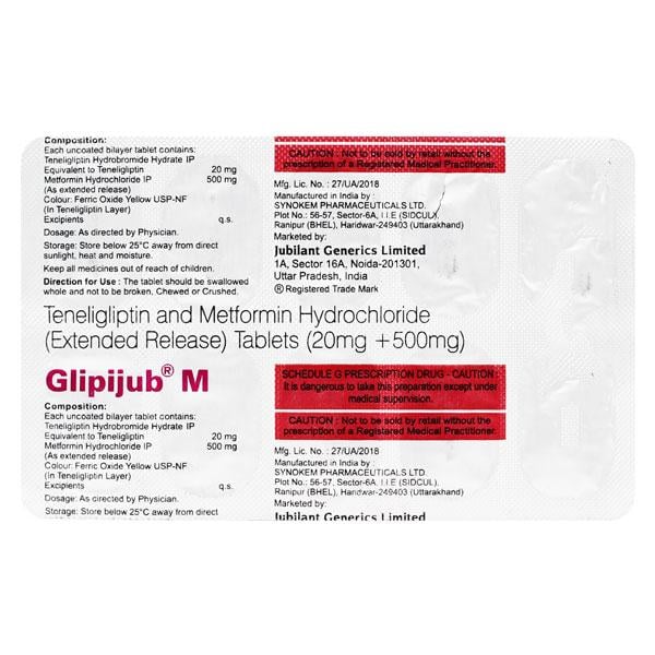Glipijub M Tablet 10'S