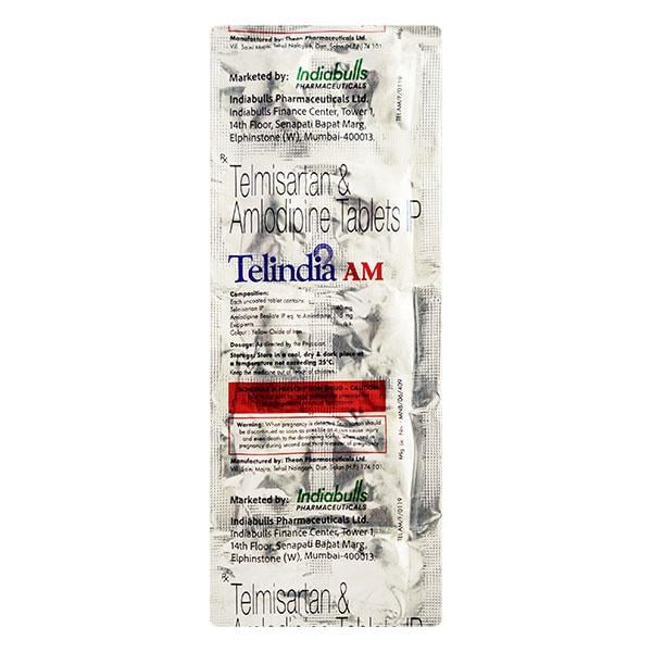 TELINDIA AM 40mg Tablet 10's
