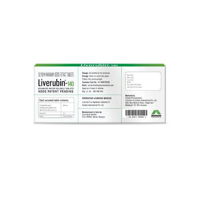 Liverubin 140mg Tablet 10'S