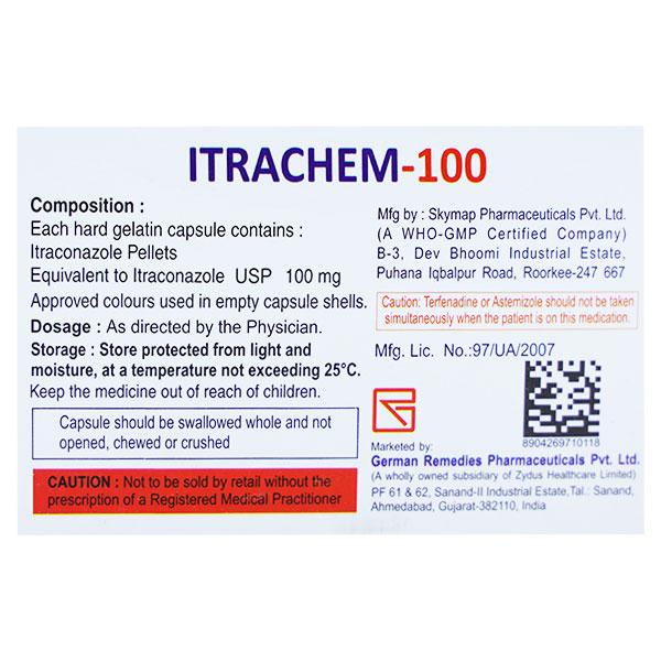 ITRACHEM 100 Capsule 10's