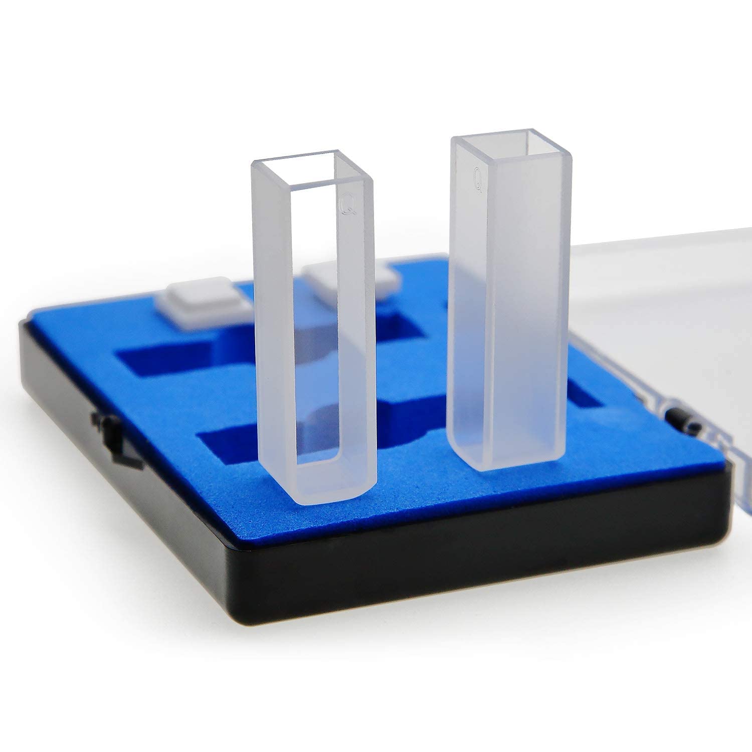 Dhanika Glass Cuvette with Lid 2 Side Clear - Global Surgicals