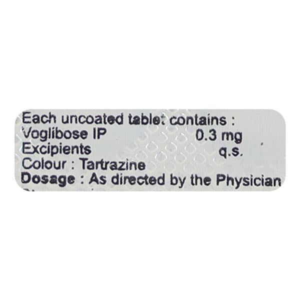 VOGLIWAL 0.3mg Tablet 10's